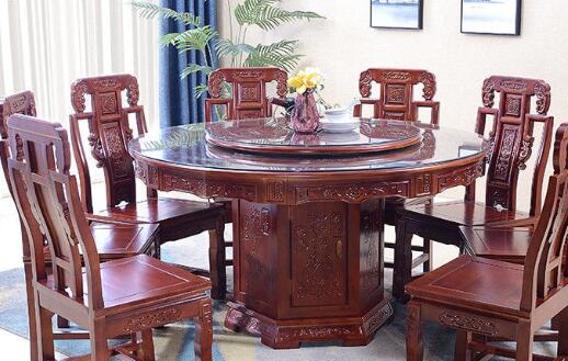 青島嶗山灣酒店定制餐桌餐椅